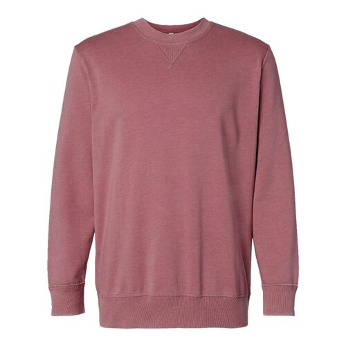 Unisex Vintage Wash Fleece Crewneck Sweatshirt Thumbnail