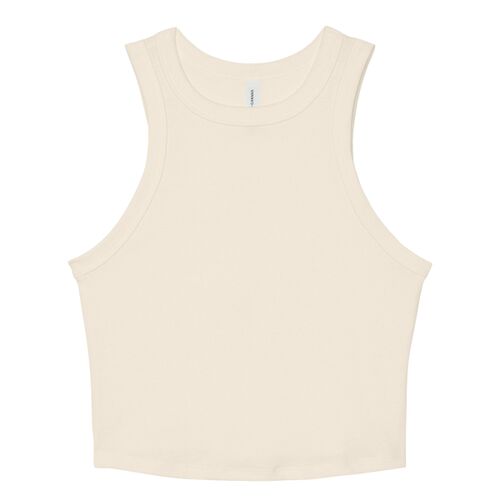 Women's Micro Rib Racer Tank Thumbnail