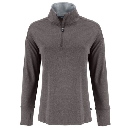 Cutter & Buck Forge Recycled Four-Way Stretch Womens Quarter Zip Pullover Thumbnail