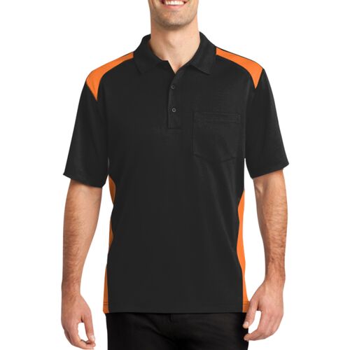 Select Snag Proof Two Way Colorblock Pocket Polo Thumbnail