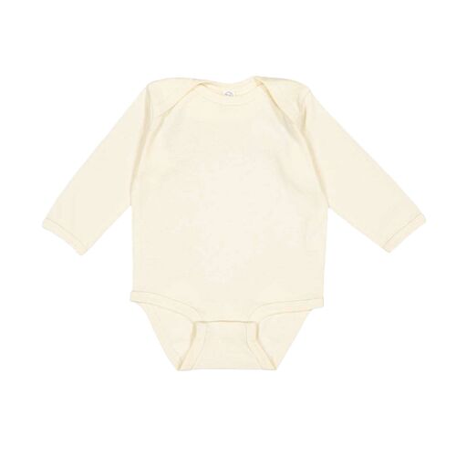 Infant Long Sleeve Baby Rib Bodysuit Thumbnail