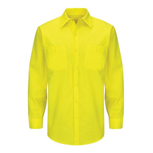 Men's Enhanced & Hi-Visibility Long Sleeve Work Shirt Thumbnail