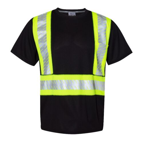 Unisex EV Series® Enhanced Visibility Contrast Pocket T-Shirt Thumbnail