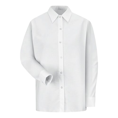 Women's Long Sleeve Specialized Pocketless Poplin Work Shirt Thumbnail