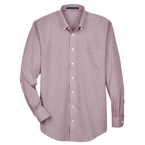 Men's Crown Collection® Gingham Check Woven Dress Shirt Thumbnail